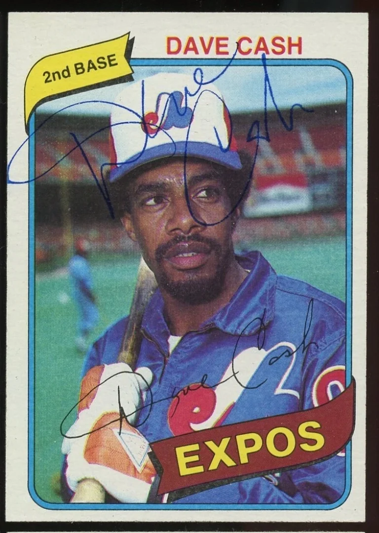 Dave Cash #14 signed autograph auto 1980 Topps Baseball Trading Card