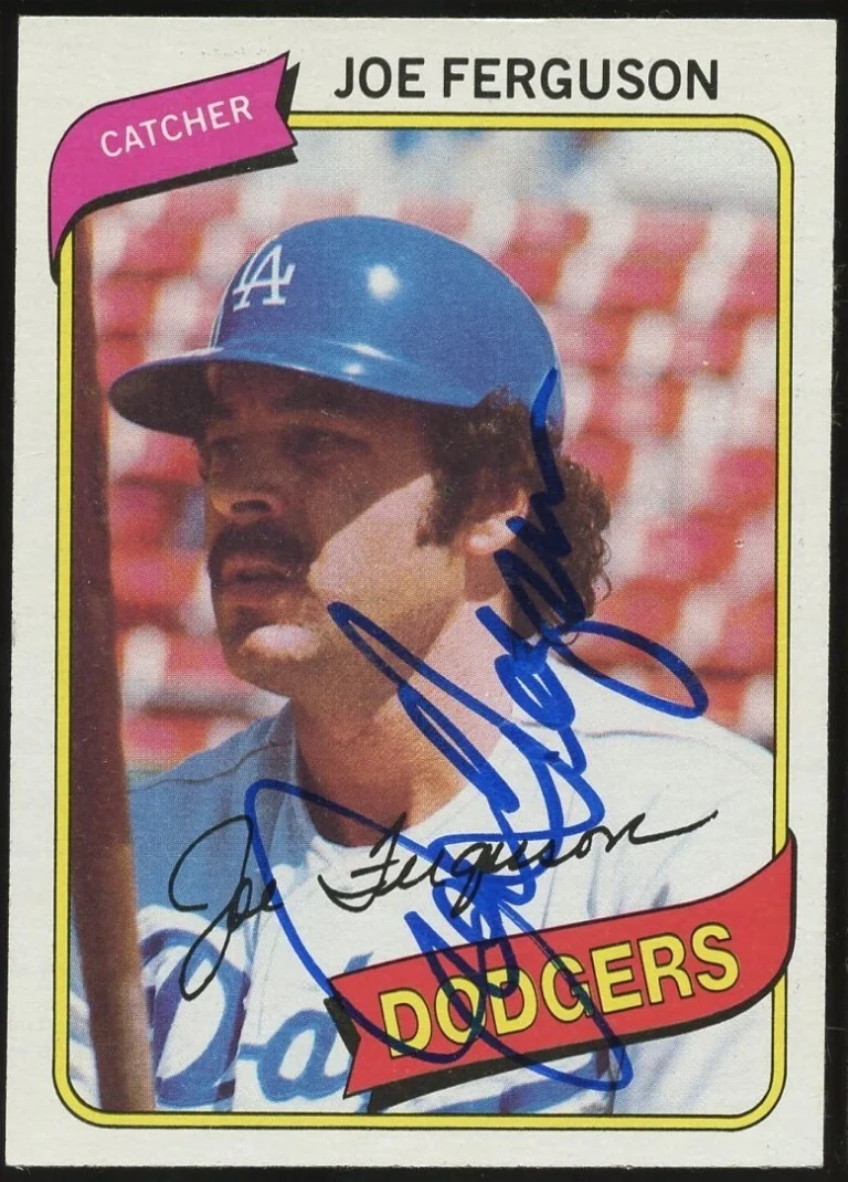 Joe Ferguson #51 signed autograph auto 1980 Topps Baseball Trading Card