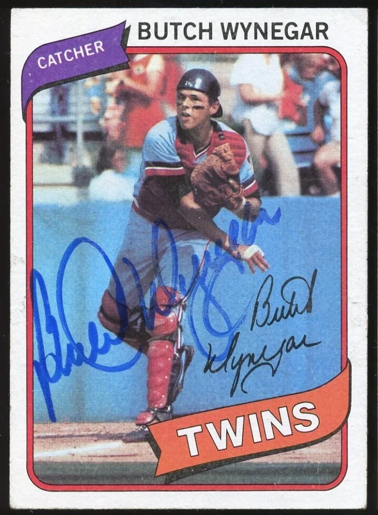 Butch Wynegar #304 signed autograph auto 1980 Topps Baseball Trading Card