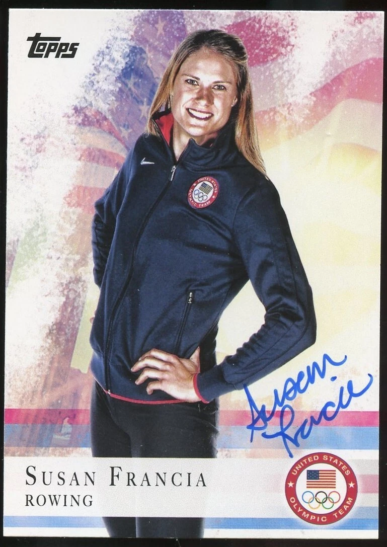 Susan Francia #57 signed autograph auto 2012 Topps U.S. Olympic Team Card