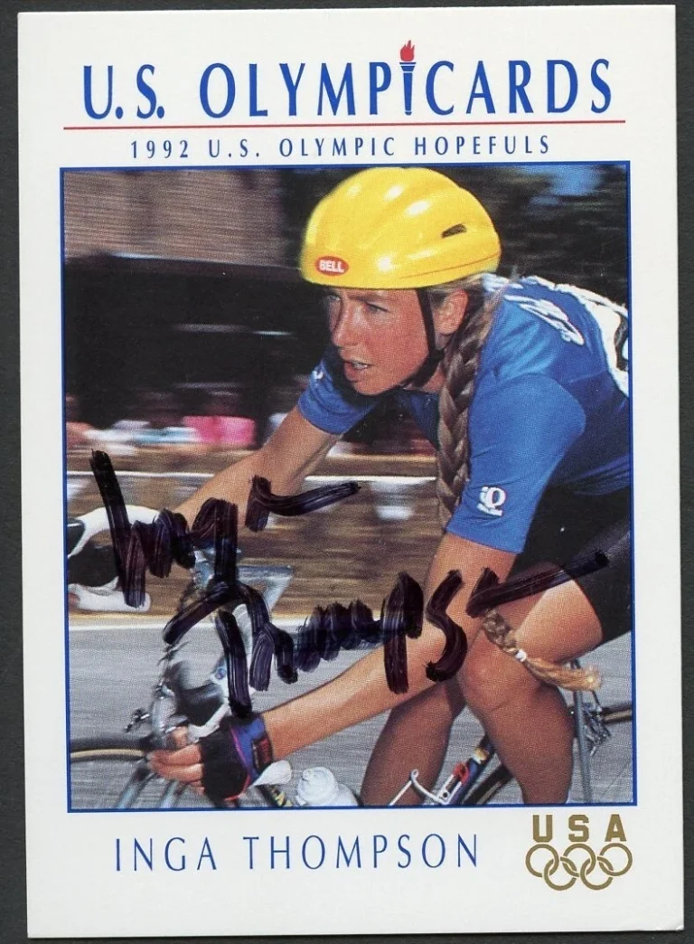 Inga Thompson #34 signed autograph auto 1992 Impel U.S. Olympic Hopefuls Card