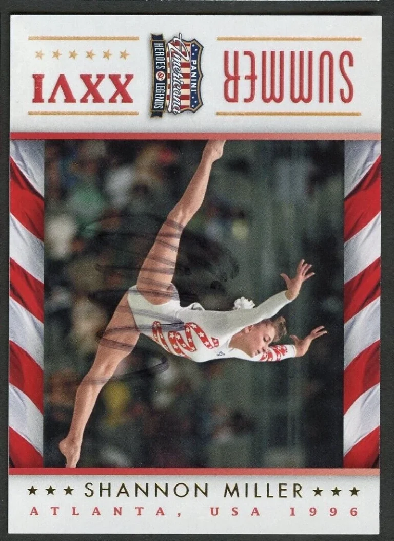 Shannon Miller #27 signed autograph auto 2012 Panini Americana Heroes & Legends