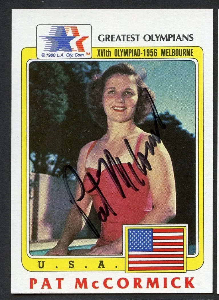 Pat McCormick #76 signed autograph auto 1983 Topps Greatest Olympians Card