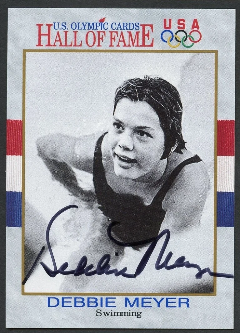 Debbie Meyer #34 signed autograph auto 1991 Impel Olympic Hall of Fame Card