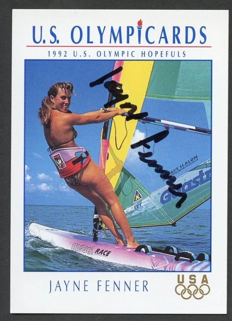 Jayne Fenner #59 signed autograph auto 1992 Impel U.S. Olympic Hopefuls Card