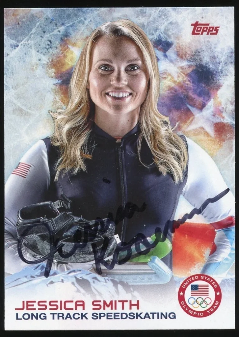 Jessica Smith #77 signed autograph auto 2014 Topps U.S. Winter Olympic Card