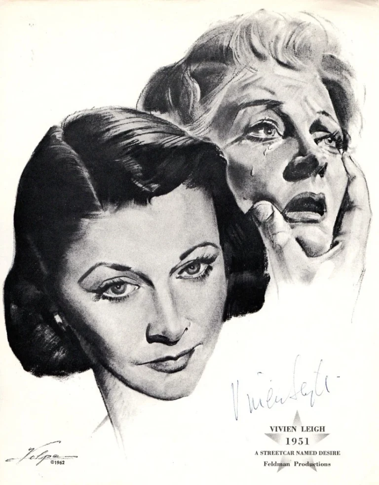 Vivien Leigh Signed Autographed Photo Print A Streetcar Named Desire PSA D60561