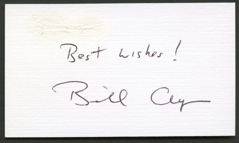 William S. Ayer signed autograph CEO Alaska Air Group Business Card BC166