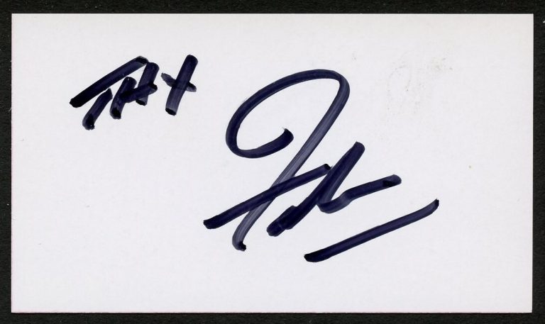 Fabian Forte signed autograph auto Ex-Teen Idol Business Card BC558