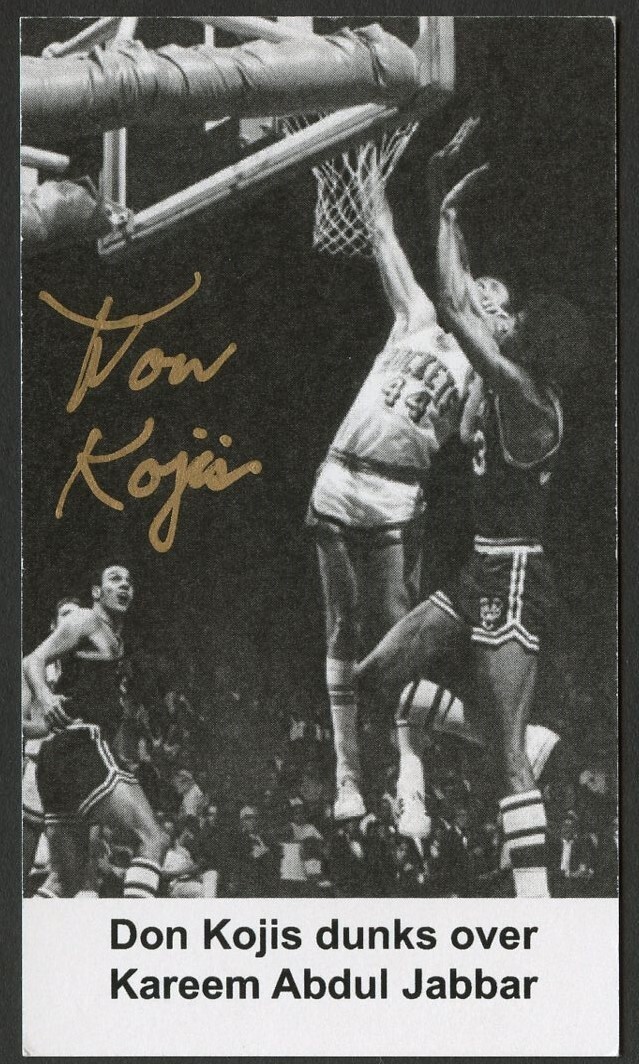 Don Kojis signed autograph Co-Founder Whispering Winds Business Card BC696