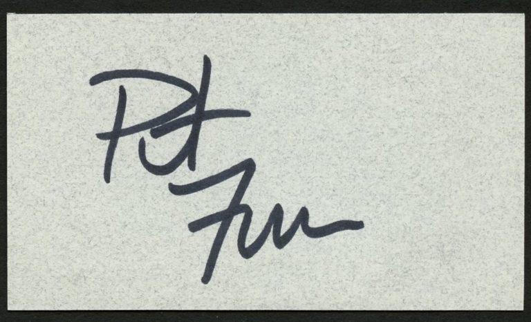 Pete Fenson signed autograph auto Dave's Pizza Business Card BC659
