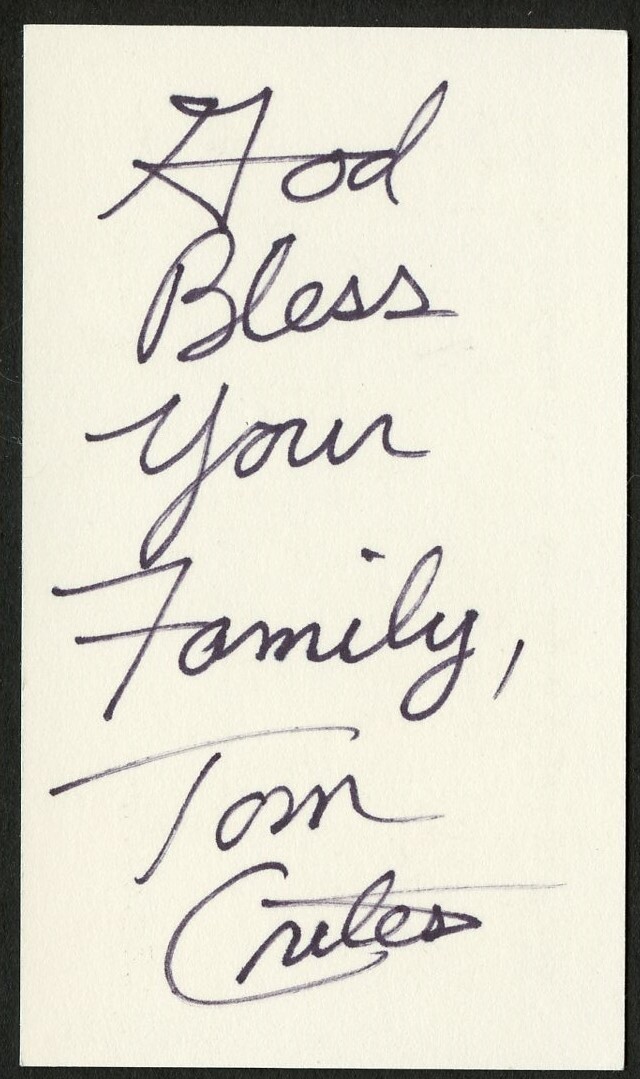 Tom Crites signed autograph The Strike Zone Pro Shop Business Card BC673