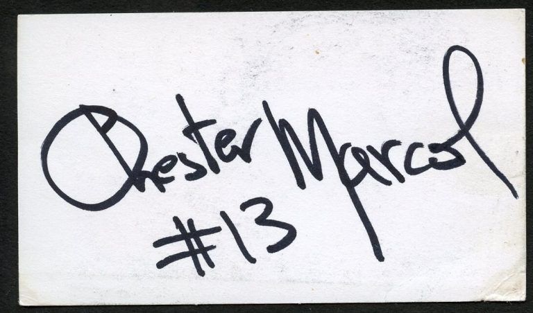 Chester Marcol signed autograph auto Phoenix House Inc. Business Card BC785