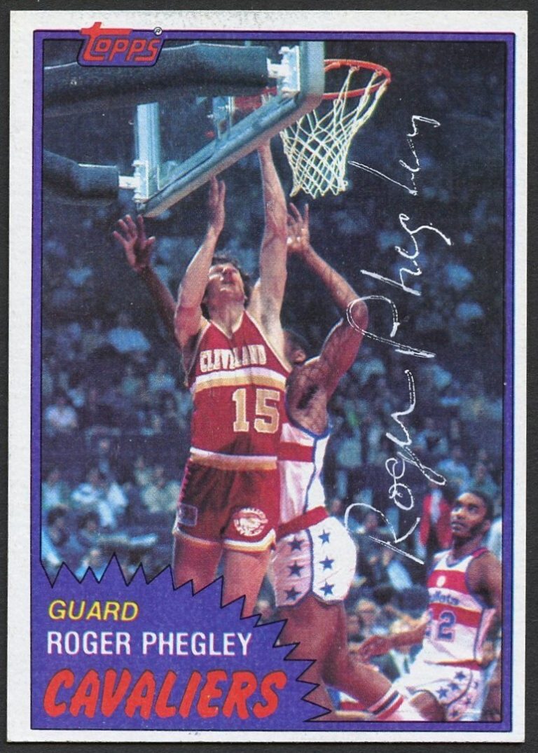Roger Phegley #75 signed autograph auto 1981-82 Topps Basketball Trading Card
