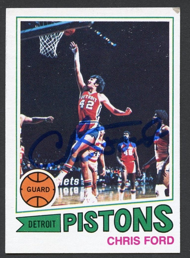 Chris Ford #121 signed autograph auto 1977-78 Topps Basketball Trading Card