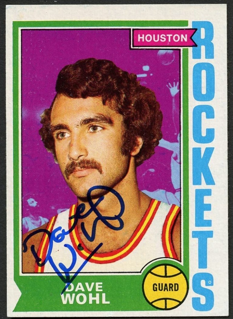 Dave Wohl #108 signed autograph auto 1974-75 Topps Basketball Trading Card