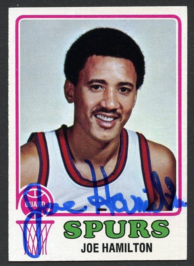 Joe Hamilton #224 signed autograph auto 1973-74 Topps Basketball Trading Card