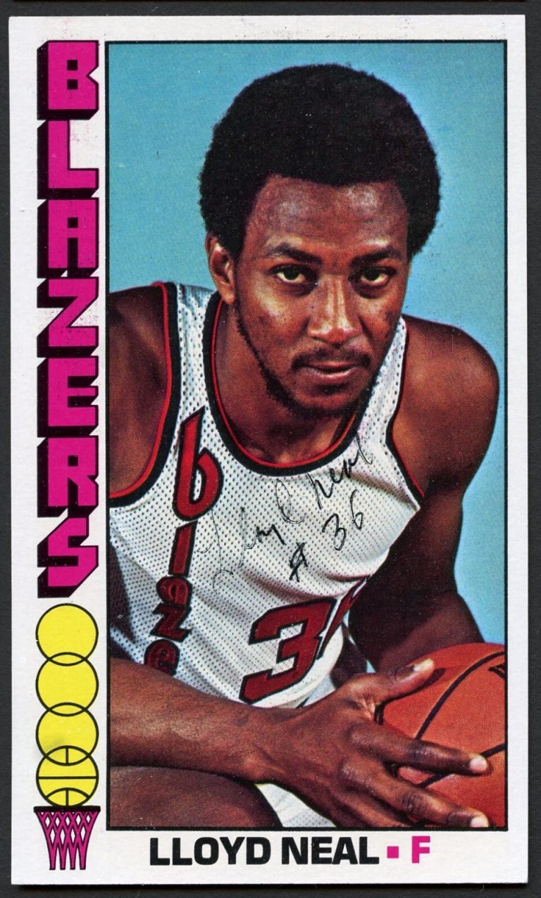 Lloyd Neal #7 signed autograph auto 1976-77 Topps Basketball Trading Card