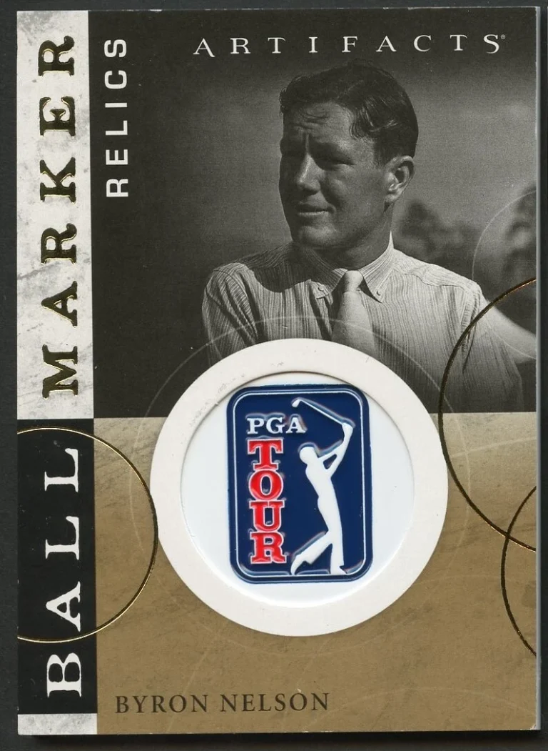 Byron Nelson BM-BN Upper Deck Ball Marker Relics Artifacts Golf Card