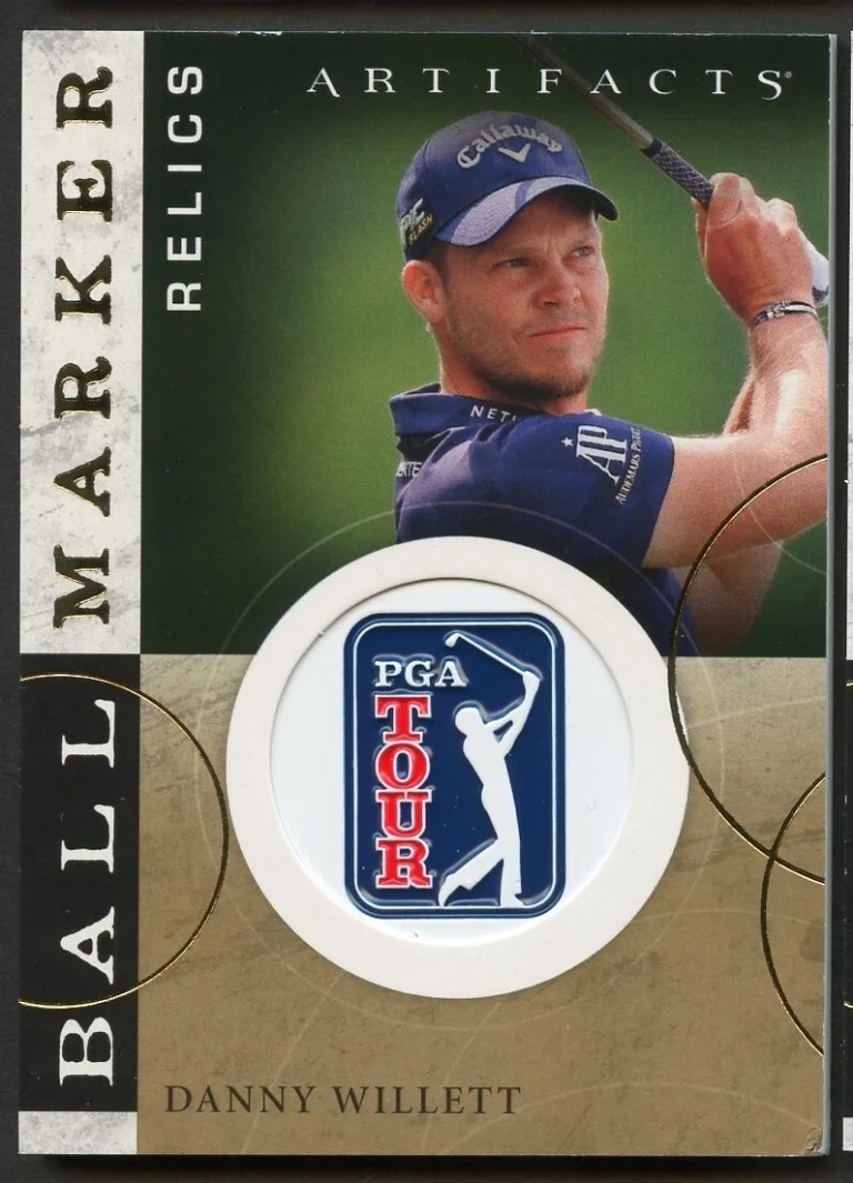 Danny Willett #BM-DW Upper Deck Ball Marker Relics Artifacts Golf Card