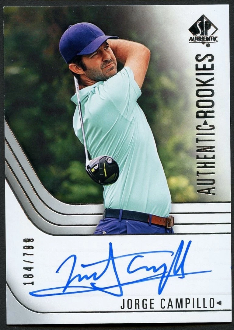 Jorge Campillo signed auto SP Authentic Rookies Upper Deck Golf Card 184/799