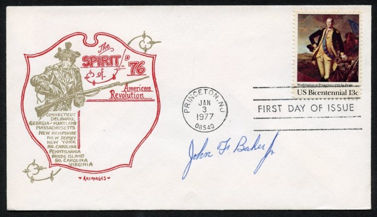 John F Baker Jr d2012 signed autograph FDC Medal of Honor Recipient Army Vietnam