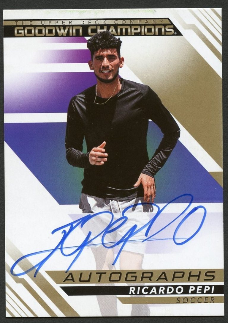 Ricardo Pepi A-RP signed autograph 2022 UD Goodwin Champions Soccer Player Card