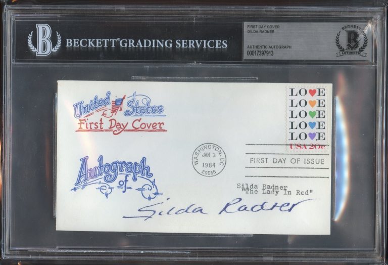 Gilda Radner d1989 signed autograph First Day Cover American Actress BAS Slabbed
