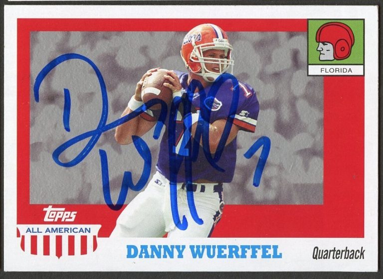 Danny Wuerffel 2005 Topps All American #81 signed autograph auto Football Card