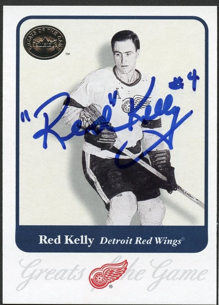 Red Kelly #78 signed autograph 2001 Fleer Hockey Greats of the Game GOTG