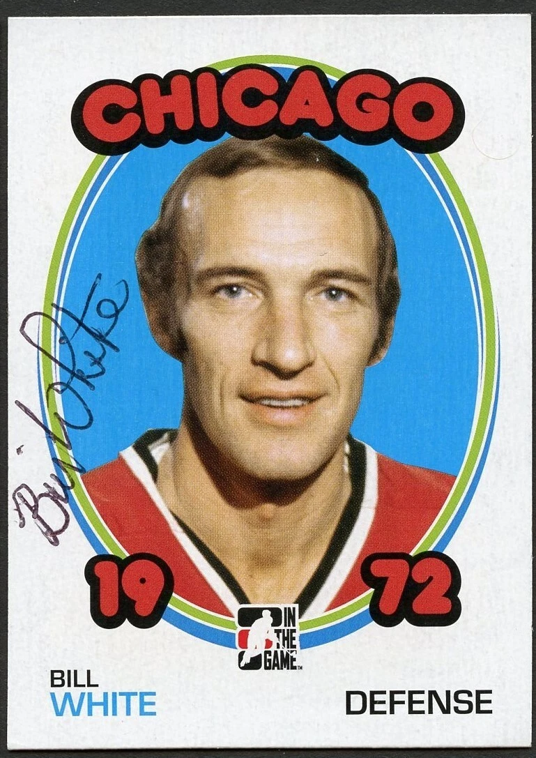 Bill White signed autograph auto 2009 In The Game 1972 Year in Hockey