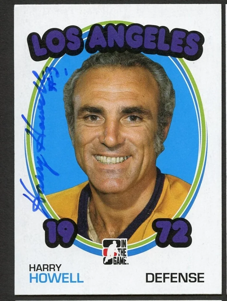 Harry Howell signed autograph auto 2009 In The Game 1972 Year in Hockey