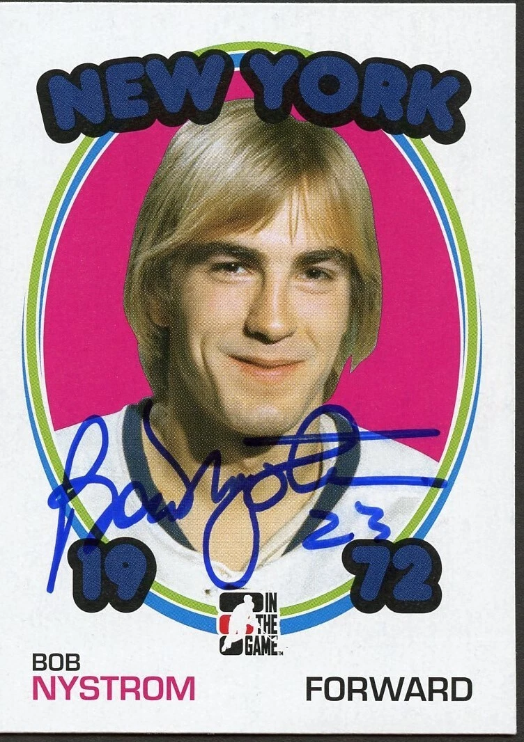 Bob Nystrom signed autograph auto 2009 In The Game 1972 Year in Hockey