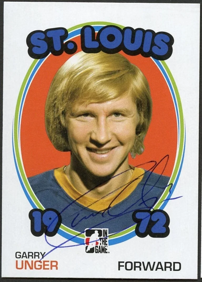 Garry Unger signed autograph auto 2009 In The Game 1972 Year in Hockey