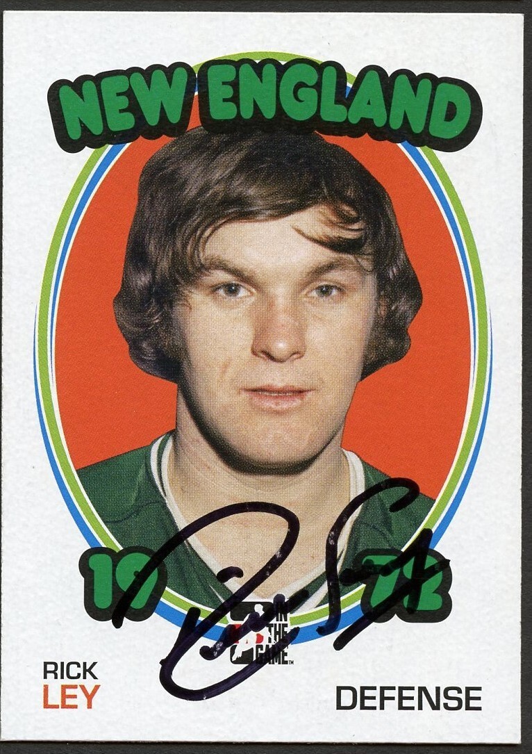 Rick Ley signed autograph auto 2009 In The Game 1972 Year in Hockey