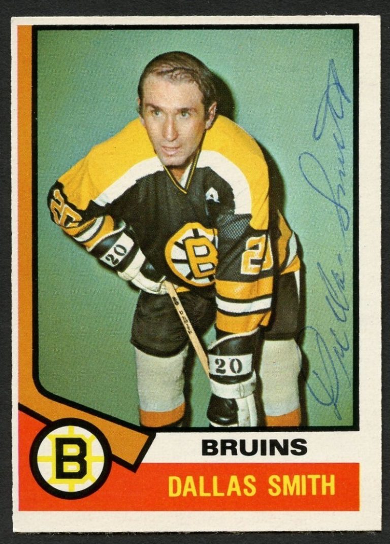 Dallas Smith #146 signed autograph auto 1974-75 O-Pee-Chee Hockey Card