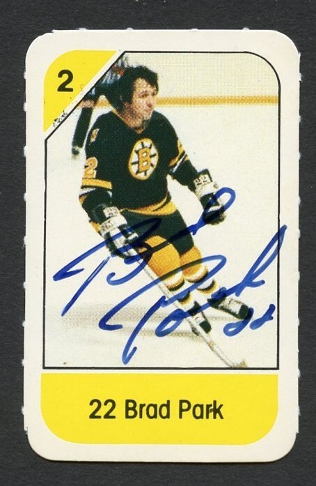 Brad Park signed autograph auto 1982-83 Post Cereal NHL Hockey Card