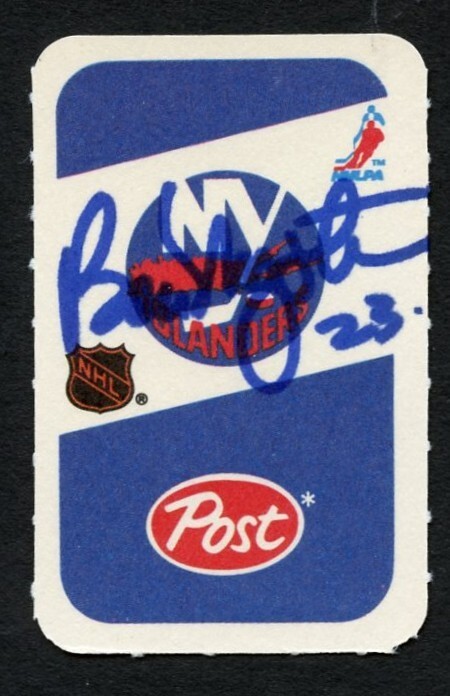 Bob Nystrom signed autograph auto 1982-83 Post Cereal NHL Hockey Card