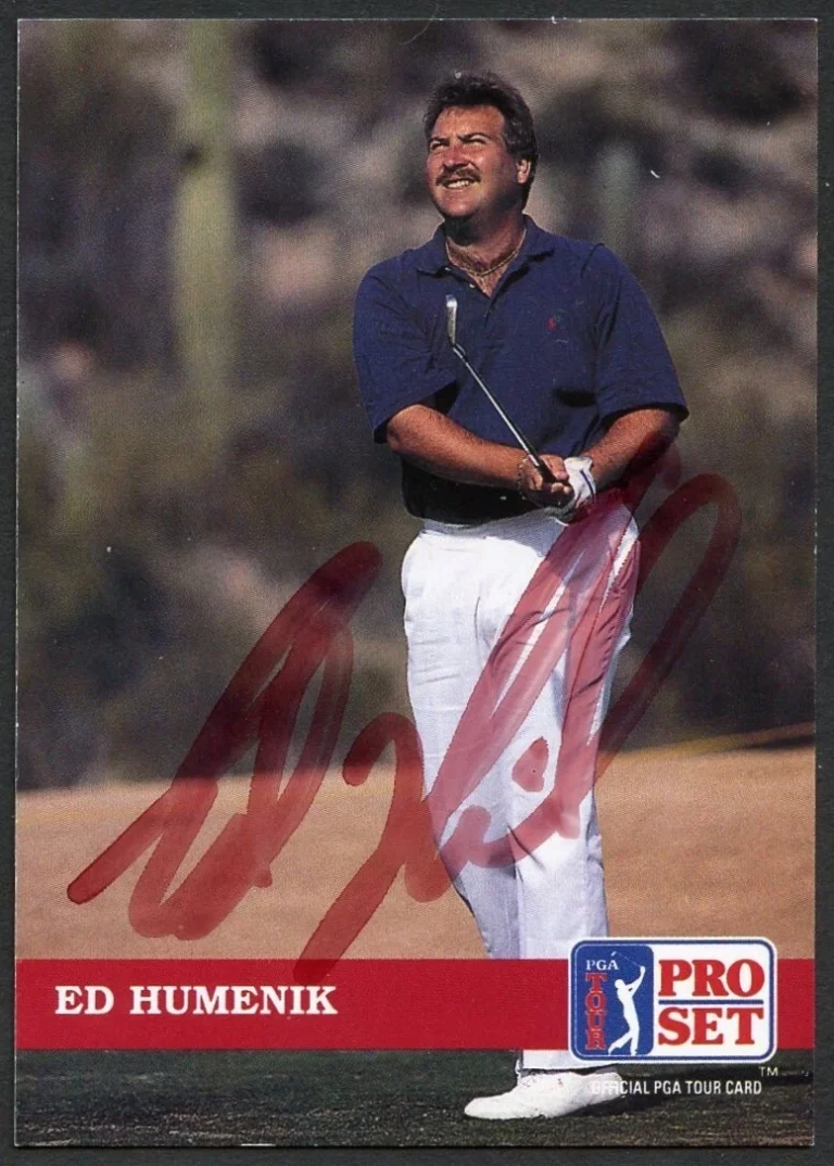 Ed Humenik #65 signed autograph auto 1992 Pro Set Golf Trading Card
