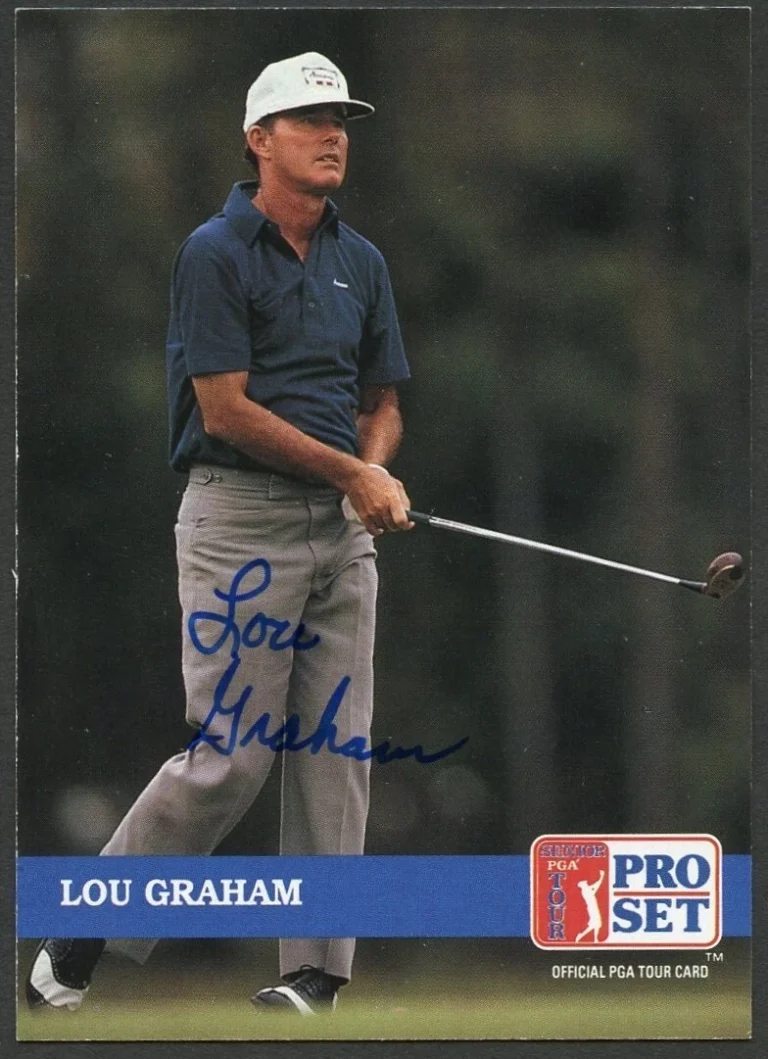 Lou Graham #236 signed autograph auto 1992 Pro Set Golf Trading Card