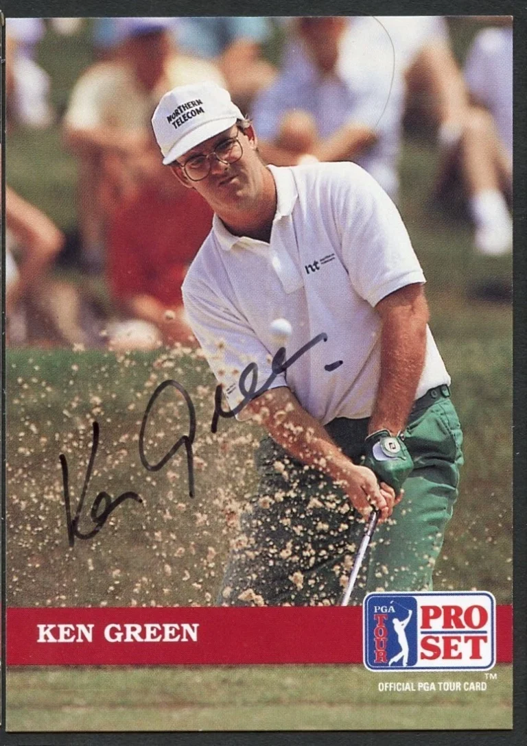 Ken Green #55 signed autograph auto 1992 Pro Set Golf Trading Card