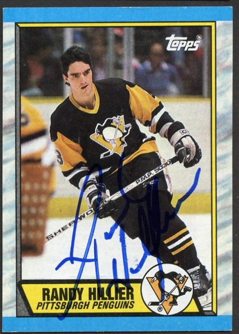 Randy Hillier #126 signed autograph auto 1989-90 Topps Hockey Trading Card