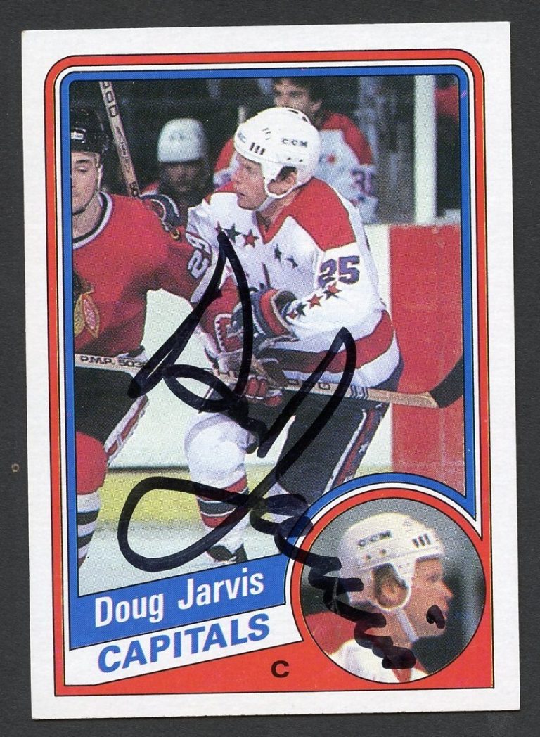 Doug Jarvis #145 signed autograph auto 1984-85 Topps Hockey Trading Card