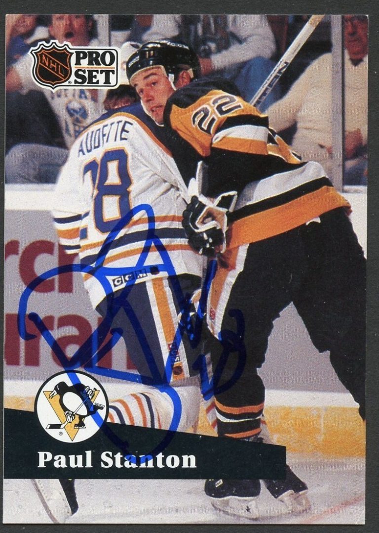 Paul Stanton #457 signed autograph auto 1991-92 Pro Set Hockey Trading Card