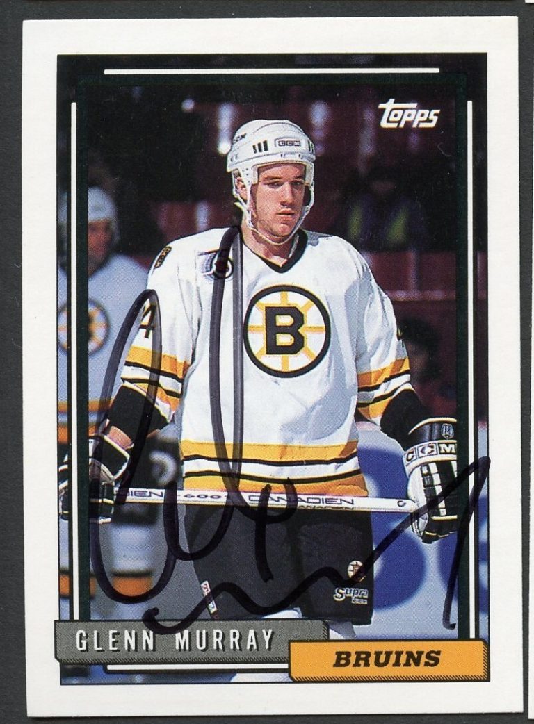 Glenn Murray #370 signed autograph auto 1992-93 Topps Hockey Trading Card