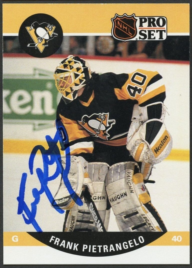 Frank Pietrangelo #509 signed autograph auto 1990-91 Pro Set Card Hockey Card