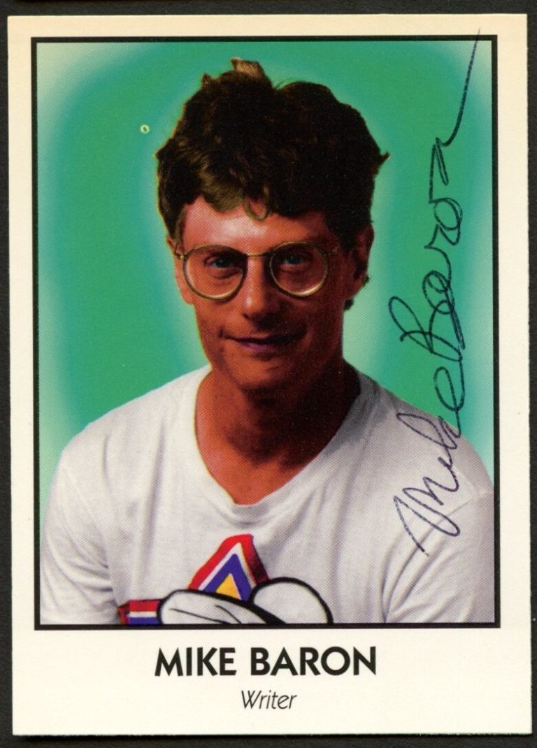 Mike Baron #29 signed autograph auto 1992 Famous Comic Book Creators Card