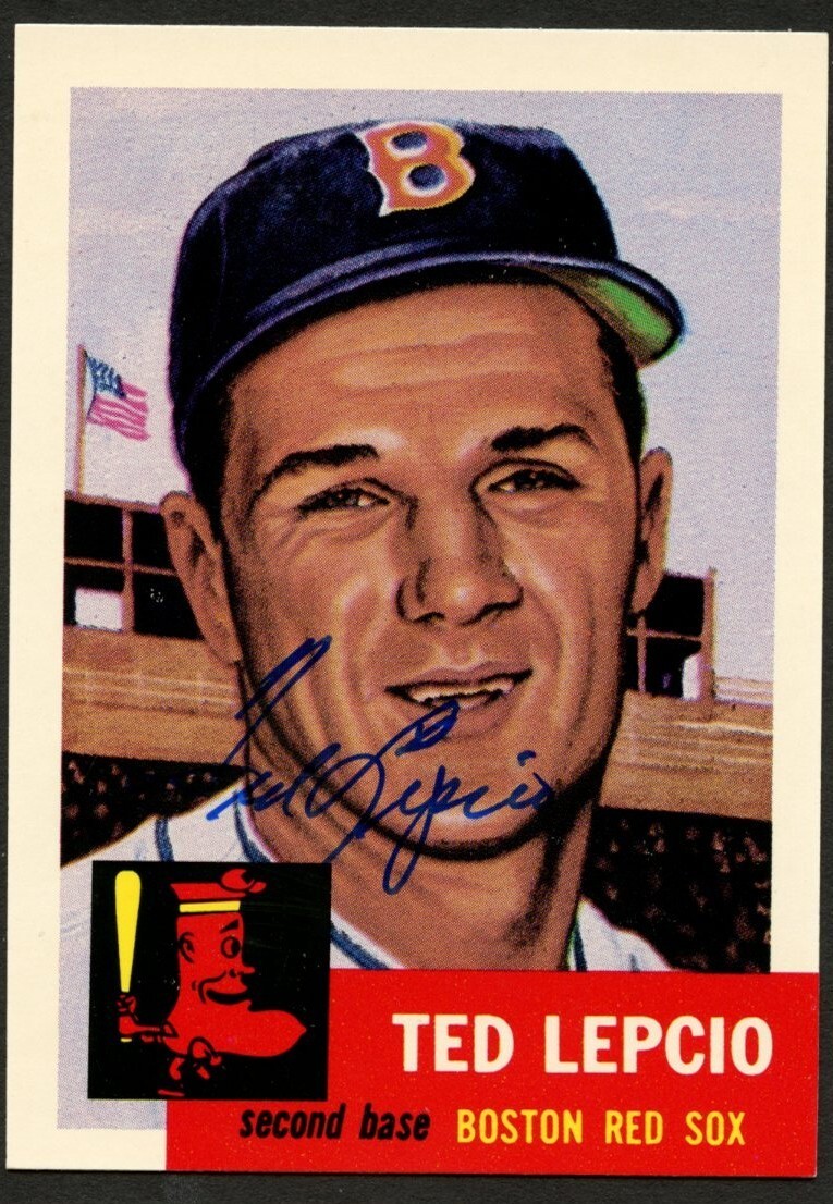 Ted Lepcio #18 signed autograph auto 1991 Topps 1953 Archives Card