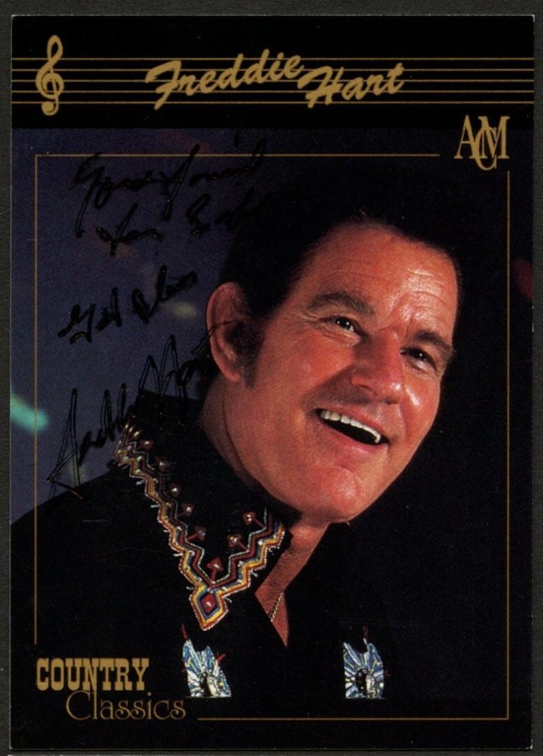 Freddie Hart #29 signed autograph 1992 Collect-A-Card Country Classics