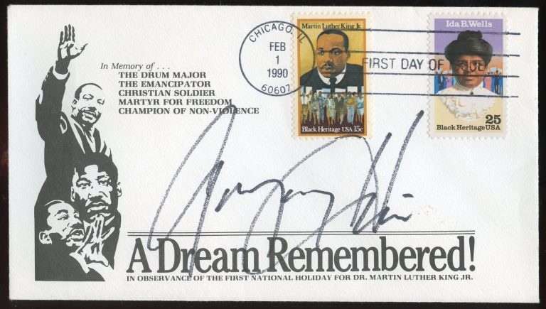 Gregory Hines signed autograph American Dancer & Actor First Day Cover JSA